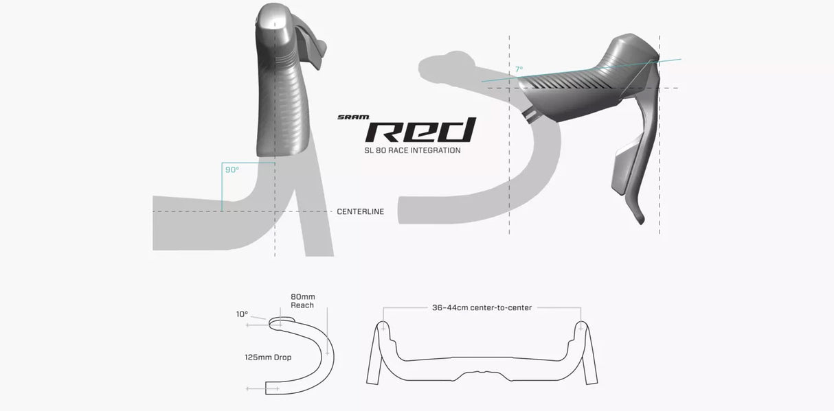 Zipp SL 80 Race Handlebar | Strictly Bicycles