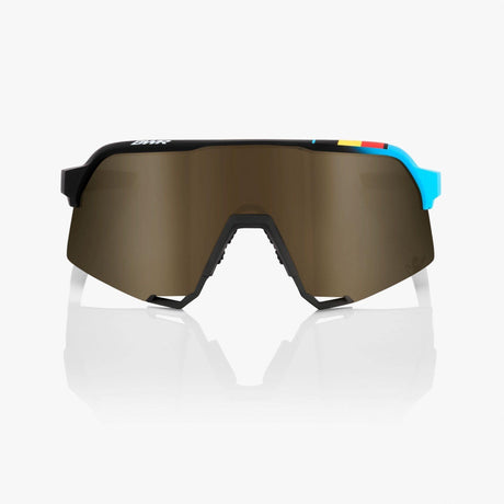 100% S3 - BWR Black Soft Gold Mirror Lens | Strictly Bicycles