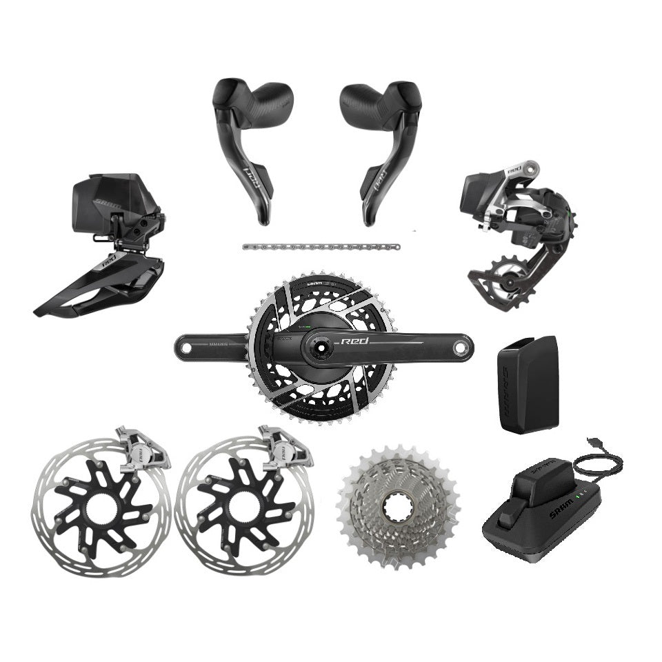 SRAM Red eTap AXS 2X12 Groupset | Strictly Bicycles