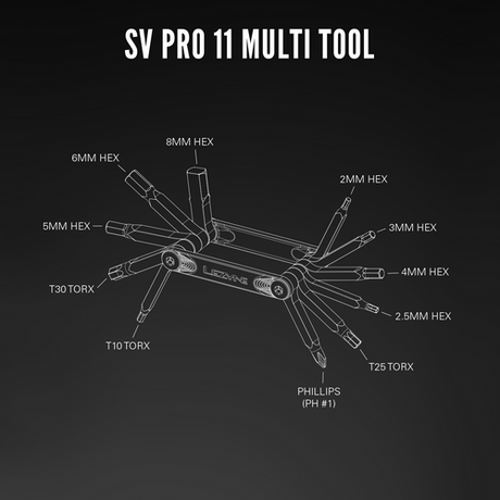 Lezyne SV Pro Multi-Tool | Strictly Bicycles