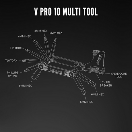 Lezyne V Pro Multi-Tool | Strictly Bicycles