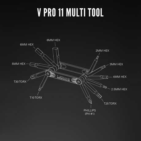 Lezyne V Pro Multi-Tool | Strictly Bicycles