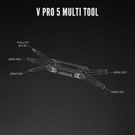 Lezyne V Pro Multi-Tool | Strictly Bicycles