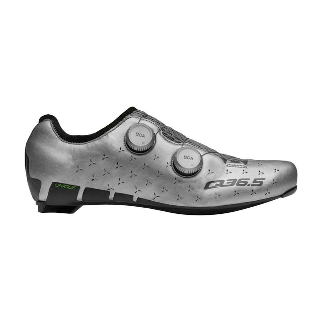 Q36.5 Unique Road Shoes - Silver | Strictly Bicycles