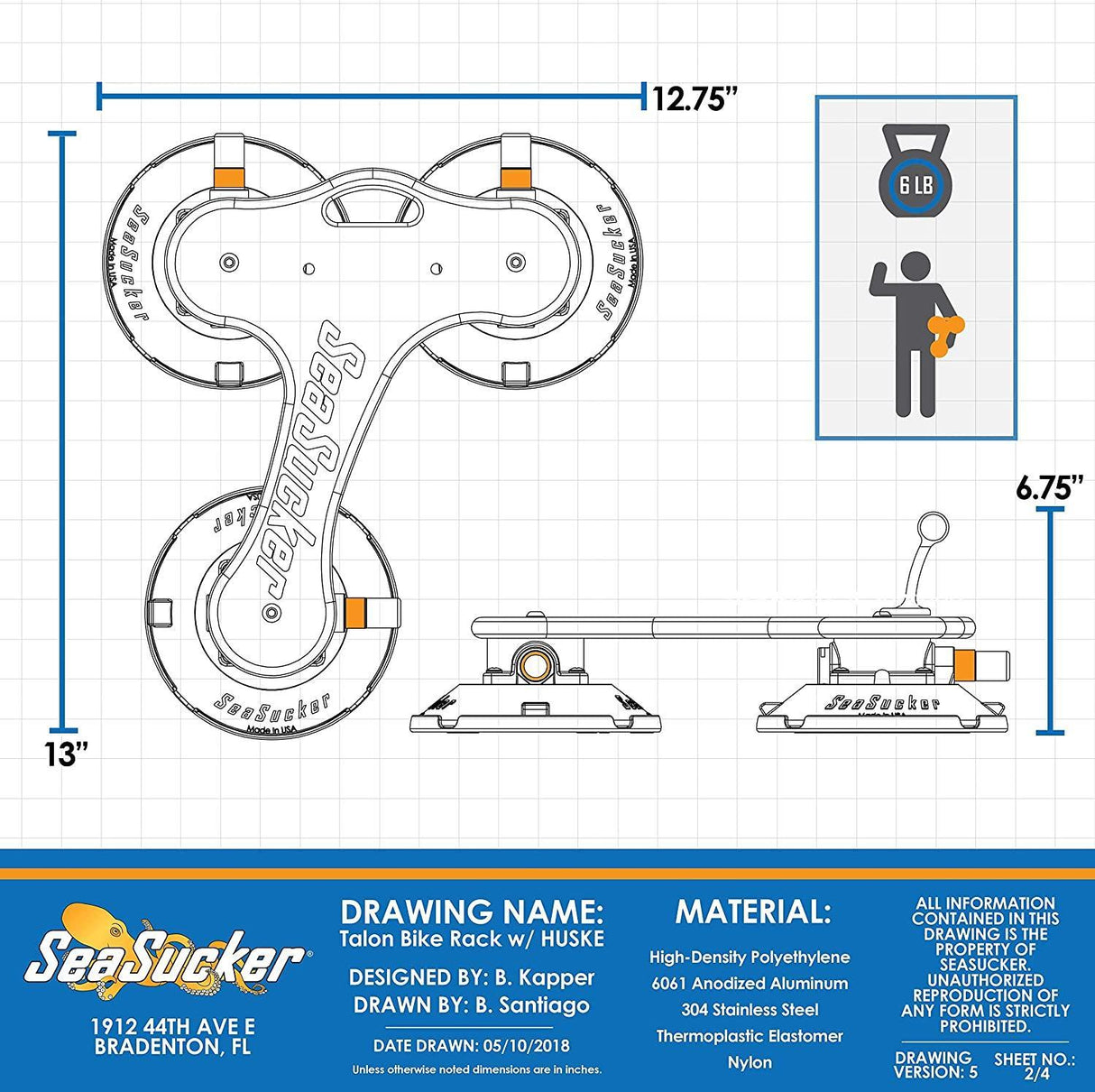 SeaSucker Talon Rack 1 Bike | Strictly Bicycles