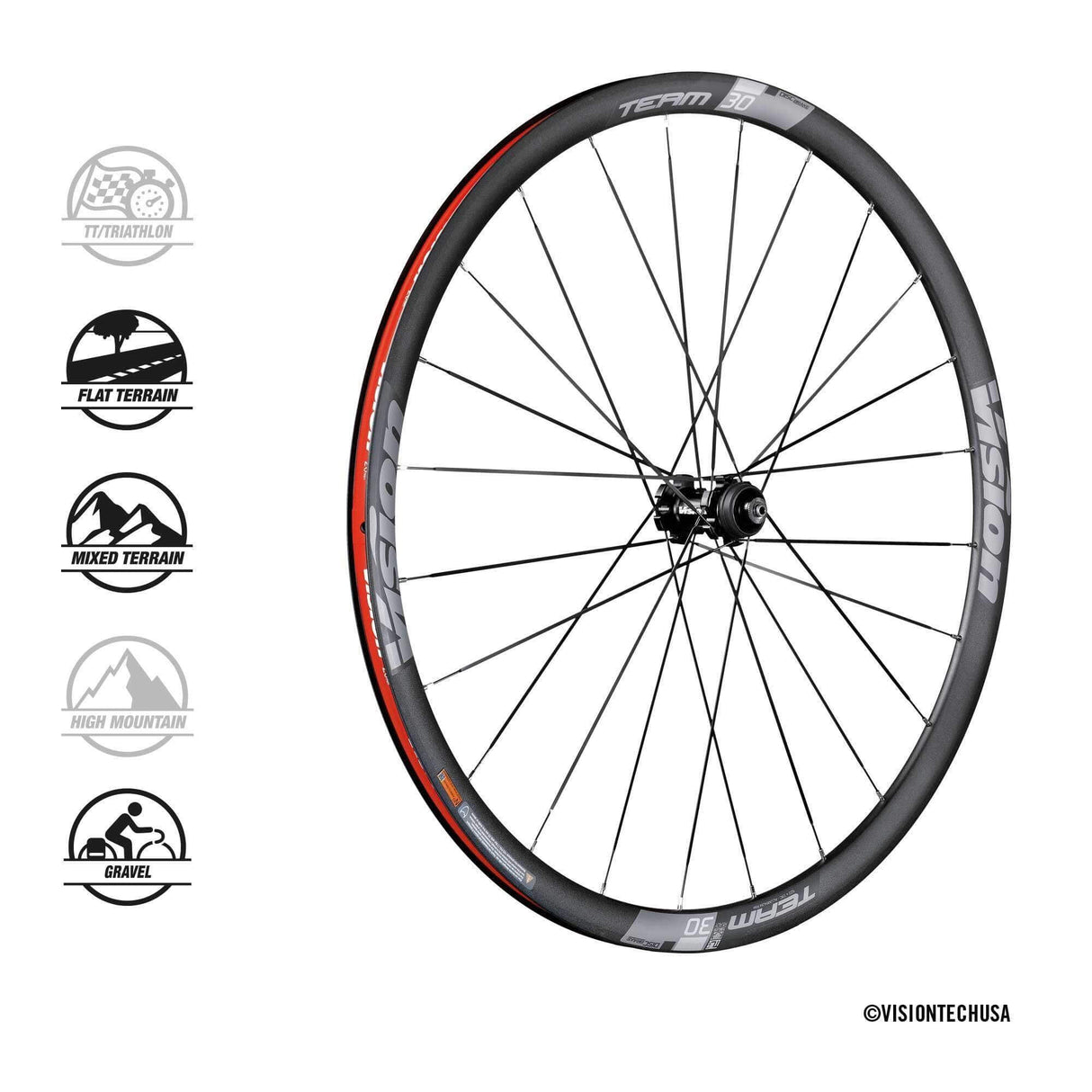 Vision FSA Vision Team 30 Disc Wheelset | Strictly Bicycles