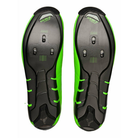 Q36.5 Unique Road Shoes - Green Fluo | Strictly Bicycles