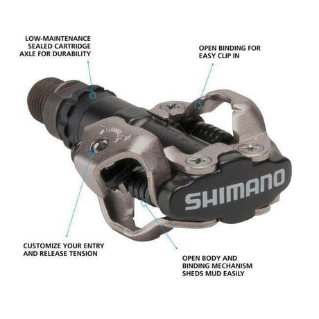 Shimano PD-M520 SPD Trail Pedals | Strictly Bicycles